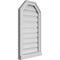 Ekena Millwork Octagonal Top Surface Mount PVC Gable Vent w/ 2"W x 2"P Brickmould Sill Frame, 16"W x 28"H GVPOT16X2803SF - alternate 2